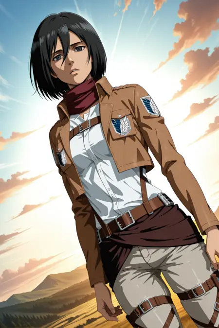 illustrious-mikasa ackerman