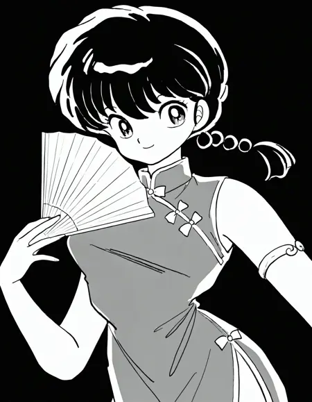 Ranma Saotome (Girl) Classic Manga - Ranma ½ (らんま½) [IL]