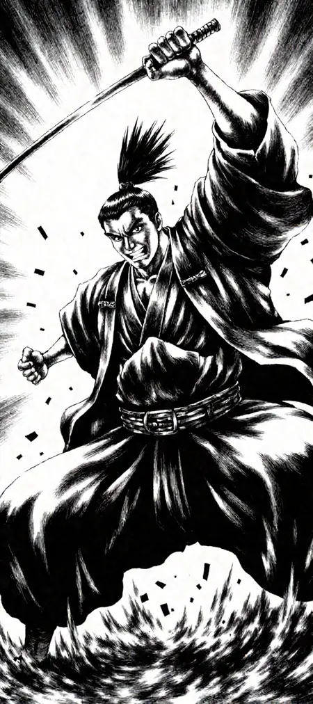 Masashi Tanaka's Manga Style Lora