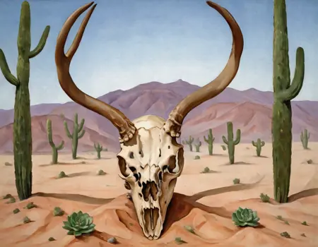 Georgia O'Keeffe SDXL 1.0 Art Style LoRA