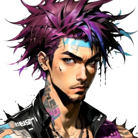 Handsome Punk Man