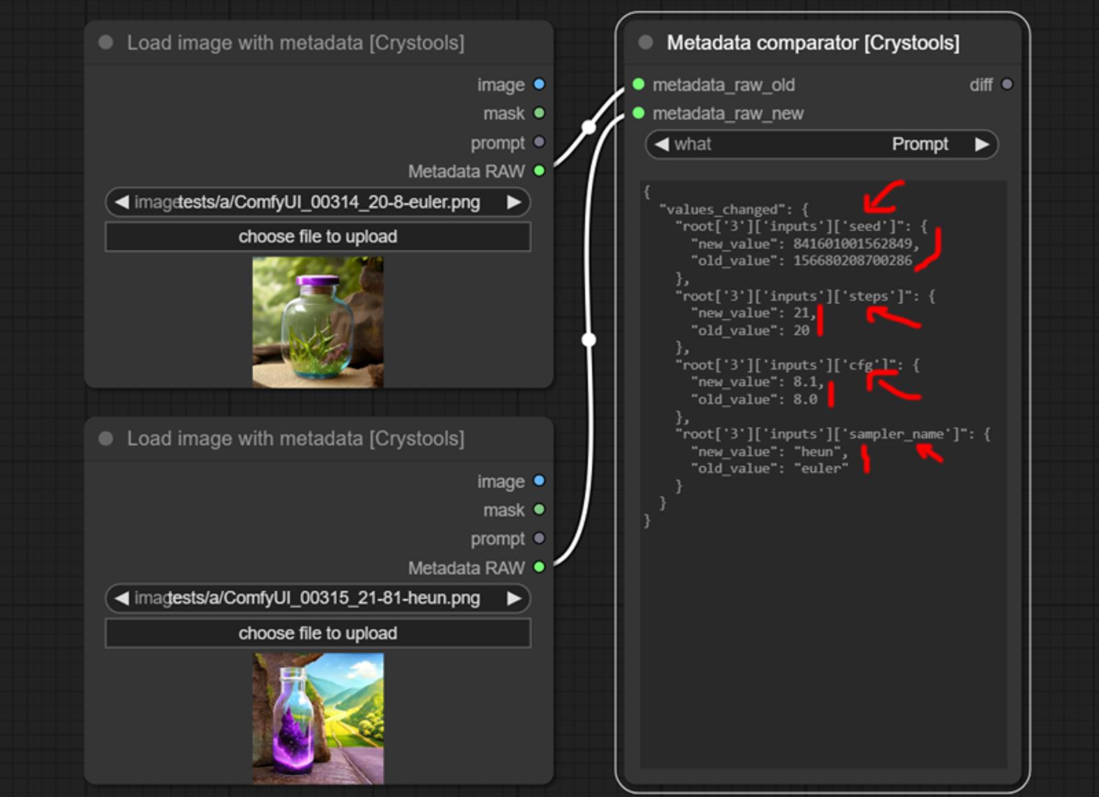 New custom node: "Crystools" (working with metadata) #comfyui