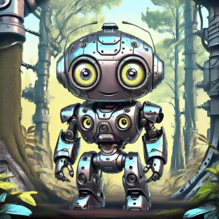 Iron Futuristic Robot Concept!