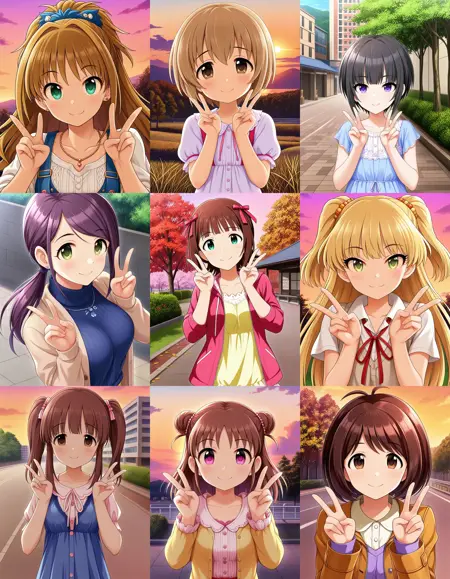 [Illustrious XL] The Idolmaster girls wildcards (193 girls) / アイドルマスター女子１９３人のワイルドカード