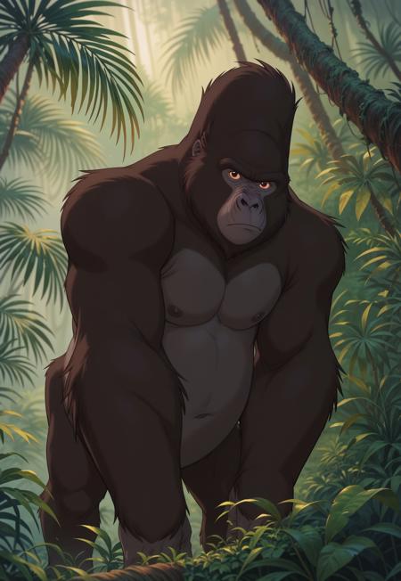 Kerchak (Tarzan) Illustrious + Pony Pony V1