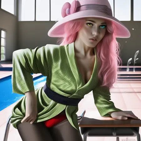 Candid Downblouse Pony