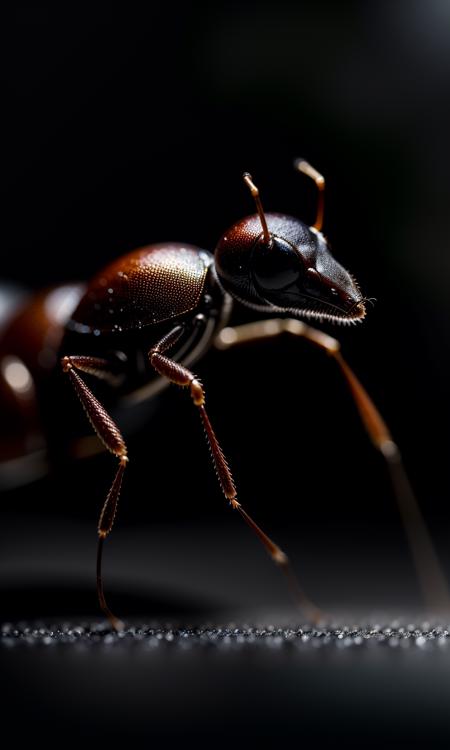 a ant, (tilt shift:1.2), (gaussian blur:1.1) <lora:LowRA:0.45> (high key photo masterpiece:1.2) raw photo, (film grain:1.3), depth field, bokeh, Best quality, masterpiece, ultra high res, (photorealistic:1.4), (smooth light:1.4), photorealistic, cinematic lighting, dark atmosphere, volumetric lighting, action pose, epic scene, lots of fine detail, movie style, photography, natural textures, natural light, natural blur, photorealism, cinematic rendering, ray tracing, highest quality, highest detail, Cinematic, Blur Effect, Long Exposure, 8K, Ultra-HD, Natural Lighting, Moody Lighting, Cinematic Lighting, hyper-realistic, vibrant, 8k, detailed, ultra detail, soothing tones, muted colors