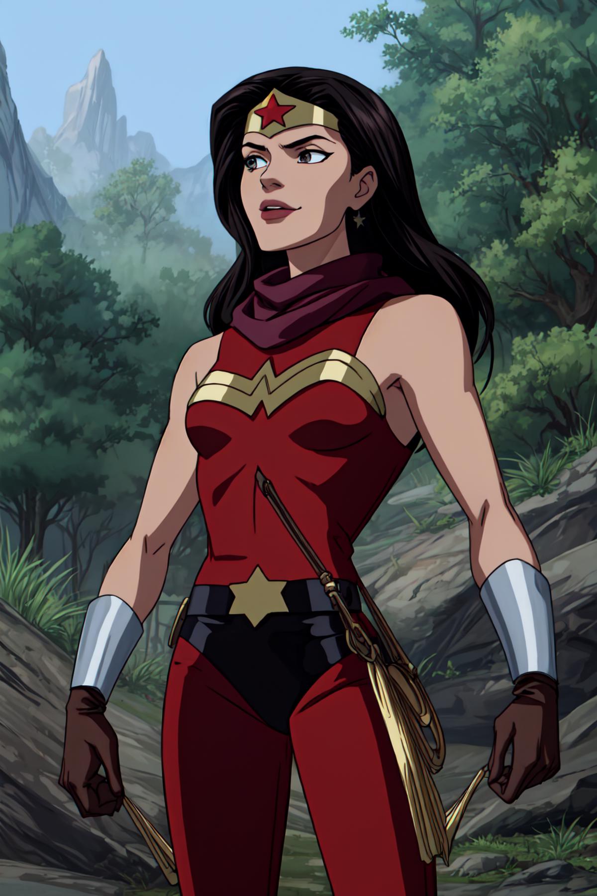 Wonder woman from Justice league animated series (LyCORIS) image by BoomAi