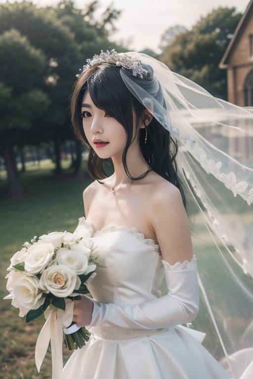 时崎狂三 婚纱 tokisaki kurumi wedding dress image by Thxx