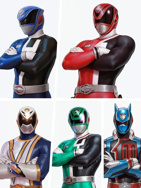 Power Rangers S.P.D / 特捜戦隊デカレンジャー MALES