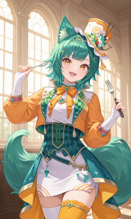 [Illustrious] Kitakoji Hisui(北小路ヒスイ) - 3rd&4th outfits - Nijisanji