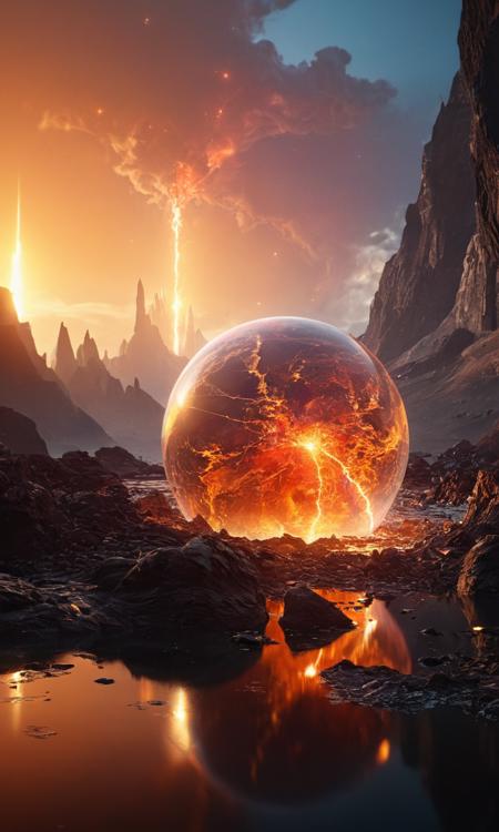 cinematic still piercing light, (aesthetic:1.1), (dim colors:1.2), BREAK, A futuristic epic disaster scene of Earth drowning in another planet made of translucent materials, and its internal structure is clearly visible, including magma spills and light-emitting explosions. its precise construction and possible geostructure . High-tech and futuristic holographic scan of planet body,bioluminescence ,fiber optics, masterpieces, octane rendering, unreal engine, , intricate details, UHDR , 32K . emotional, harmonious, vignette, 4k epic detailed, shot on kodak, 35mm photo, sharp focus, high budget, cinemascope, moody, epic, gorgeous, film grain, grainy, piercing light, (aesthetic:1.1), (dim colors:1.2), BREAK, A futuristic epic disaster scene of Earth drowning in another planet made of translucent materials, and its internal structure is clearly visible, including magma spills and light-emitting explosions. its precise construction and possible geostructure. High-tech and futuristic holographic scan of planet body,bioluminescence,fiber optics, masterpieces, octane rendering, unreal engine,, intricate details, UHDR, 32K, very coherent cinematic perfect, balanced composition, calm atmosphere, ideal ambient, rich vivid beautiful detailed glowing, creative, positive aesthetic, deep color, magic, pure, pristine, full bright, hopeful
