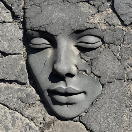 cinematic photo (sculpture beautiful face:1.3), cracked asphalt texture, weathered, dark, simple background
<lora:asphalt-SDXL-m:1> . 35mm photograph, film, bokeh, professional, 4k, highly detailed