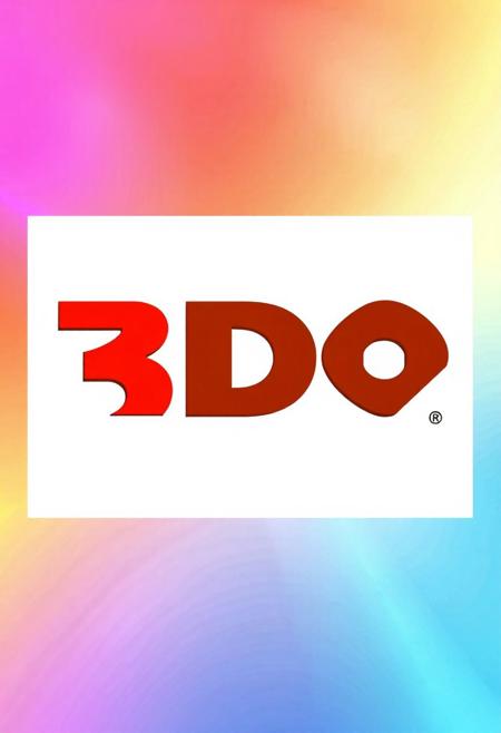 LOGO 3DO BACKGROUND LIKE VIDEO GAME OF THE 1990S