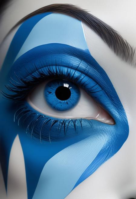 avant-garde blue