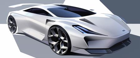 (masterpiece, best quality:1.2), neatdesign, vehicle focus, sports car, motor vehicle, ground vehicle, white body color, front quarter view, wheel, shadow, geometrical grain, reflection,  white background  <lora:neatdesign2:0.8>