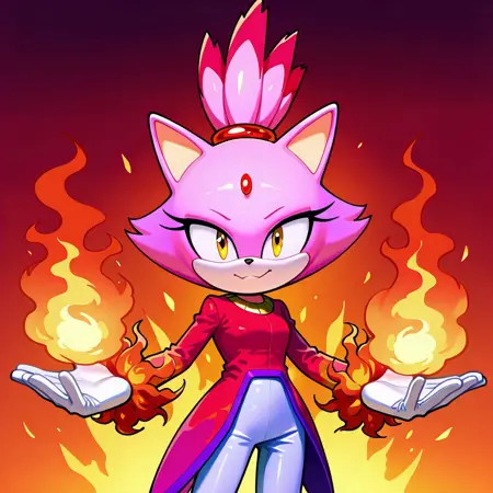 blaze the cat