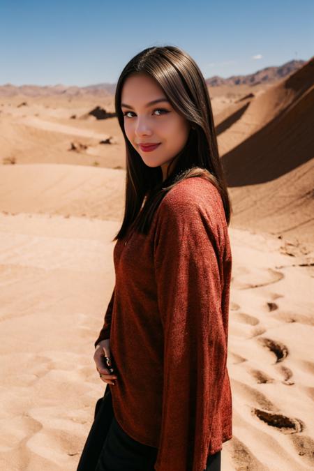 (ultra realistic,32k,RAW photo:1.1),(high detailed skin:1.1), 8k uhd, dslr, high quality,  transformation, <lora:add_detail:0.78>,<lora:LowRA:0.4>, Red lipstick, solo, flirty pose, smiling, charismatic, full body, looking at viewer, perky breasts, cosmic background, Rich details,
BREAK a photograph of (1girl, 21 years old, slight smile), <lora:ZH_ORodrigo_v1SD15:1>, zh_orodrigo in a jedioutfit, solo, realistic, brown eyes, black hair, looking at viewer, hyper realistic, in desert, cosmic background, daylight, two moons in background, , RAW photo, 8k uhd, dslr, soft lighting, high quality, film grain, Fujifilm XT3,8k HD high definition detailed realistic, hyper detailed,higly detailed face, portrait photography,