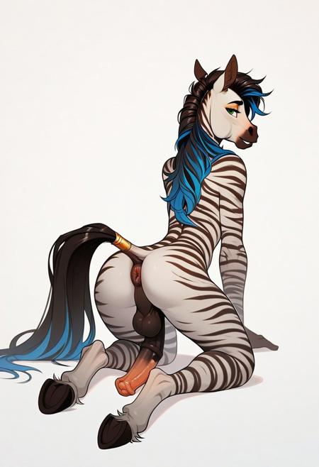 score_9, score_8_up, score_8, score_7_up, score_7, hi_res
equid equine mammal zebra 
digital_media_(artwork) hi_res black mane blue highlights
accessory all_fours anatomically_correct anatomically_correct_genitalia anatomically_correct_penis animal_genitalia animal_penis anthro anus backsack balls barefoot big_butt big_penis biped black_anus black_balls black_penis butt dock_(anatomy) equine_genitalia equine_penis erection feet femboy fluffy fluffy_tail fur genitals green_eyes grey_body grey_fur grey_hair grey_stripes hair hair_accessory hair_tie hooves long_hair looking_at_viewer looking_back looking_back_at_viewer male medial_ring multicolored_body multicolored_fur multicolored_hair navel nude orange_hair penis presenting presenting_anus presenting_hindquarters raised_tail simple_background sitting solo striped_body striped_fur stripes tail two_tone_body two_tone_fur two_tone_hair tying_hair underhoof urethra white_body white_fur wide_hips