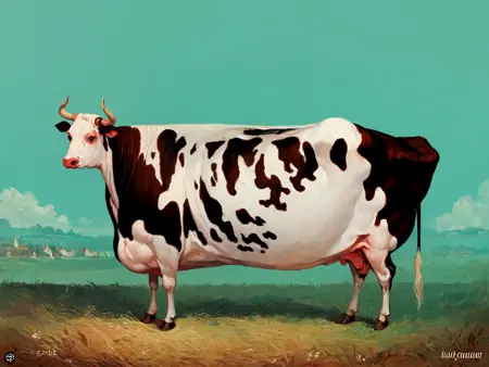 19th Century British Livestock Portrait