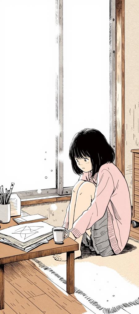 Umino Chica's Manga Style Lora v1.0