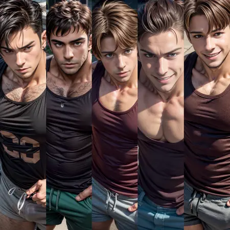 Suyo's webcomic "This Guy" Hunks - MEGAPACK