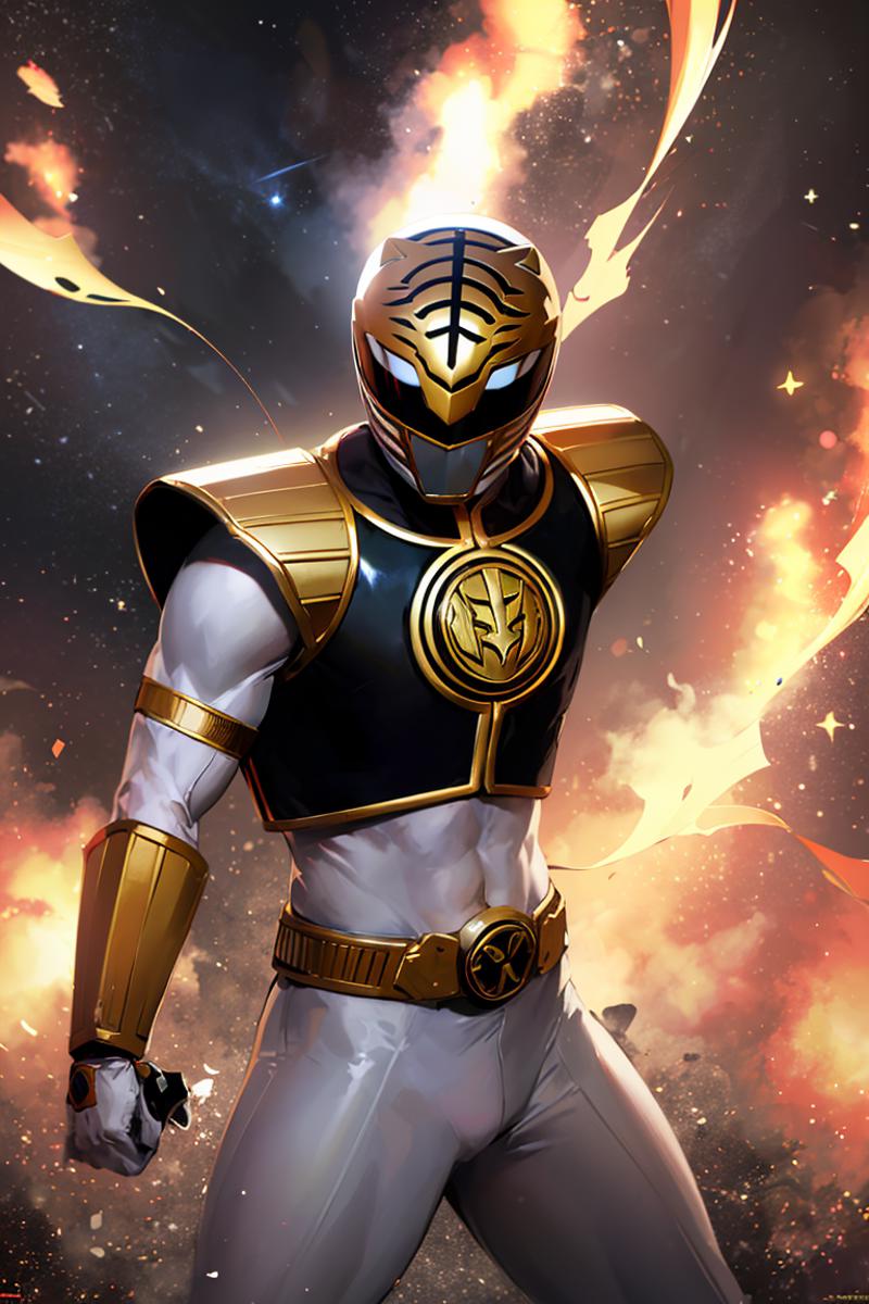 White Ranger (Mighty Morphing Power Rangers) image by CitronLegacy