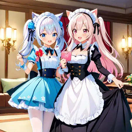 二次元动漫女仆（基础XL）_v1.0