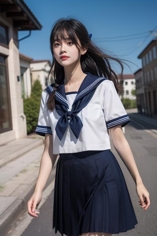 A simple school uniform一件简单的校服 image by Thxx