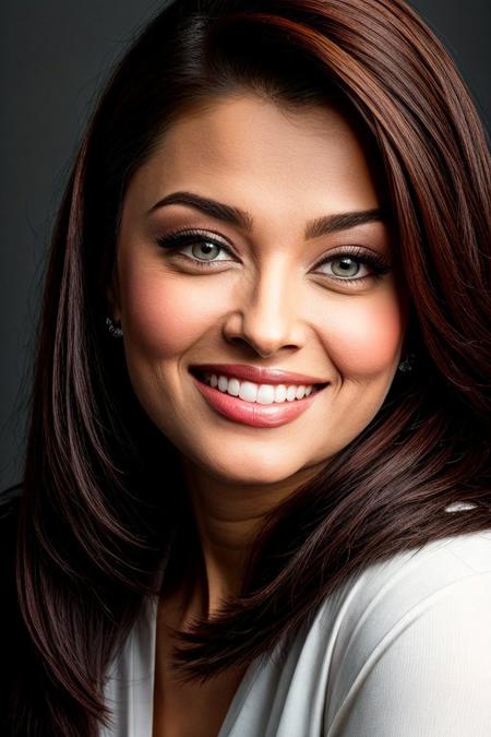a professional portrait photo, woman,   ((Face only, head shot)), smiling, perfect eyes, detailed face, looking at camera, stunning clarity, good white balance, cinematic lighting, ashrai <lyco:AshRai:1>