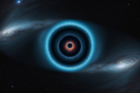 universe, eye