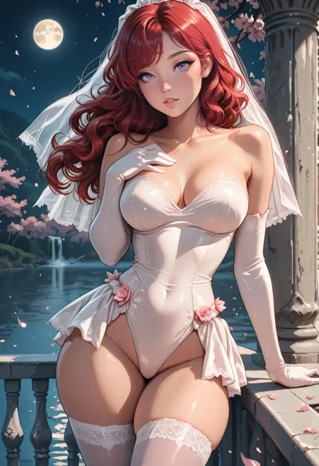 Earthbound - Wedding Lingerie - IllustriousXL