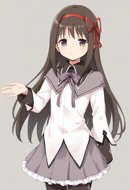 akemi homura magical girl school uniform  akuma homura