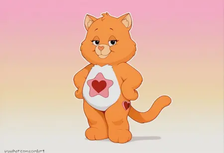 Proud Heart Cat (Care Bears Family) IL
