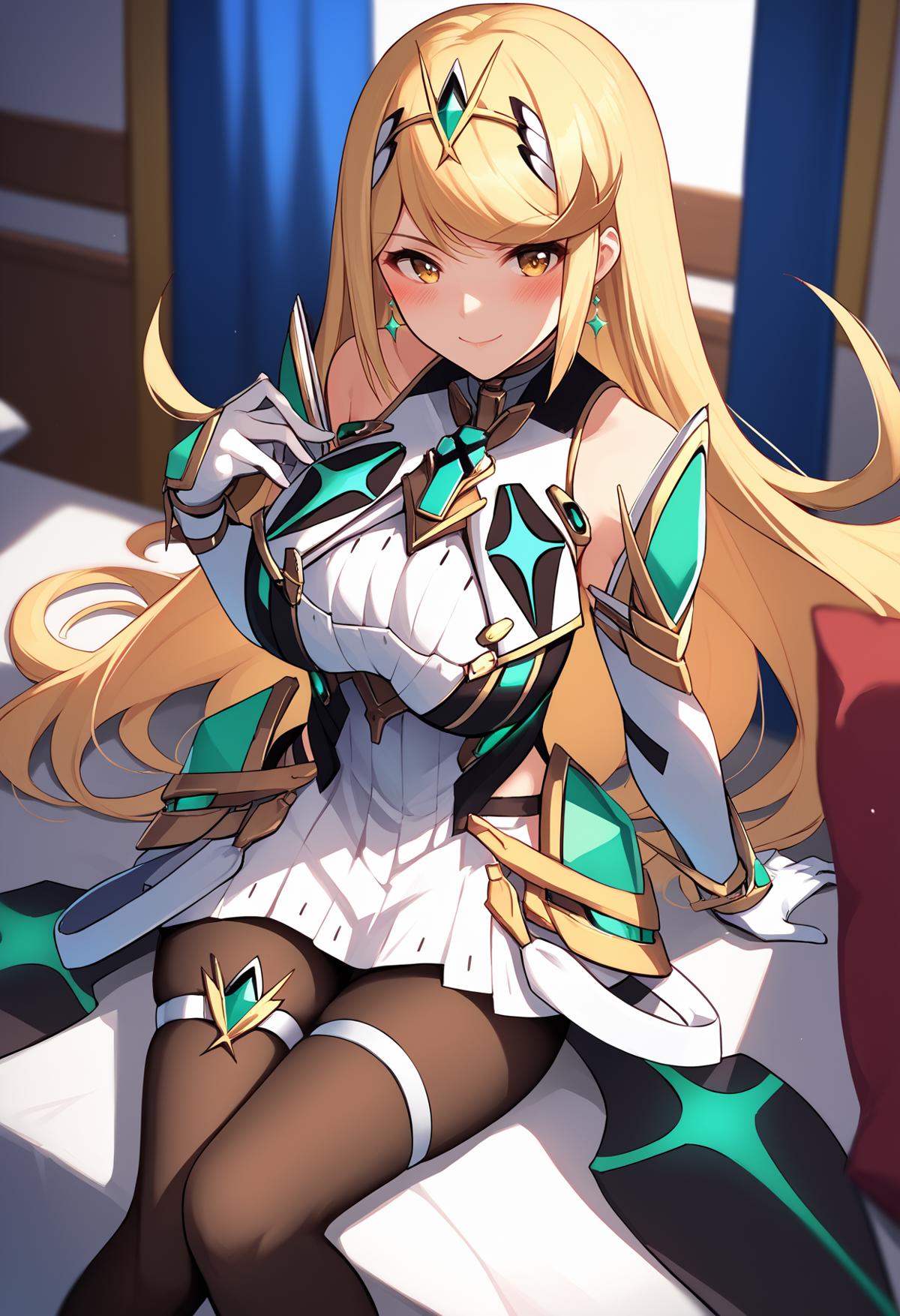 Mythra/ヒカリ/Hikari (Xenoblade Chronicles 2) LoRA | 3 Outfits - mythra-xb-richy-v1_pdxl  | Stable Diffusion LoRA | Civitai