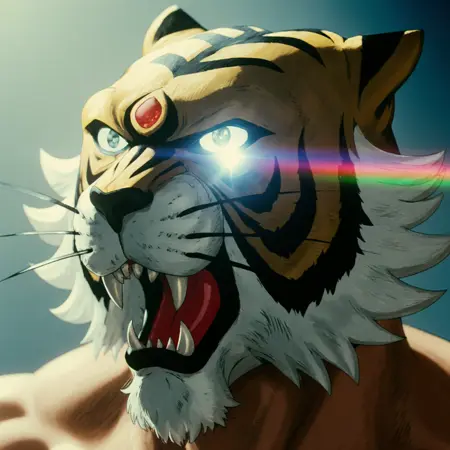 Tiger Mask "Uomo Tigre" character from (manga series) F1D + Pony + Illu