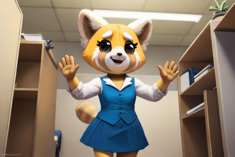 Retsuko (Aggretsuko) image by LaughRiot