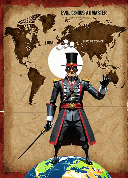 Evil Genius (2004) LoRA 000004 {SDXL}
