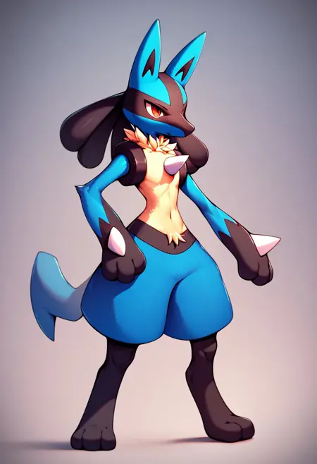 lucario Pokemon PonyXL