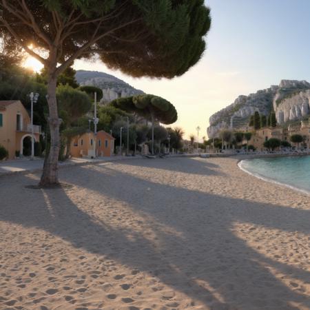 Mondello Beach portrait wide angle