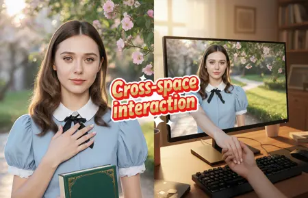 Cross-space interaction