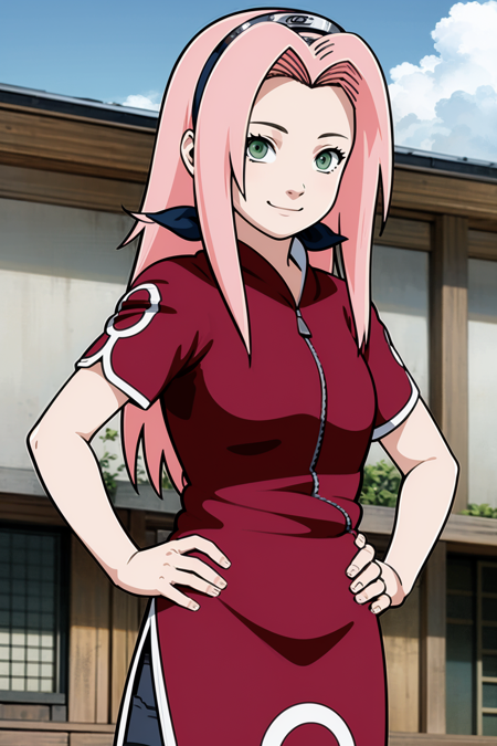 Haruno Sakura (Naruto) LoRA - lykon_v1, Stable Diffusion LoRA