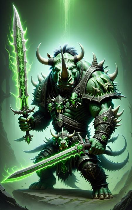 DonM - Death knight runeblade [SD1.5,SDXL] SDXL