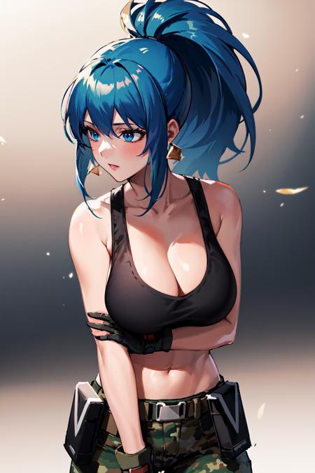 Leona Heidern レオナ・ハイデルン / The King of Fighters - AIEasyPic