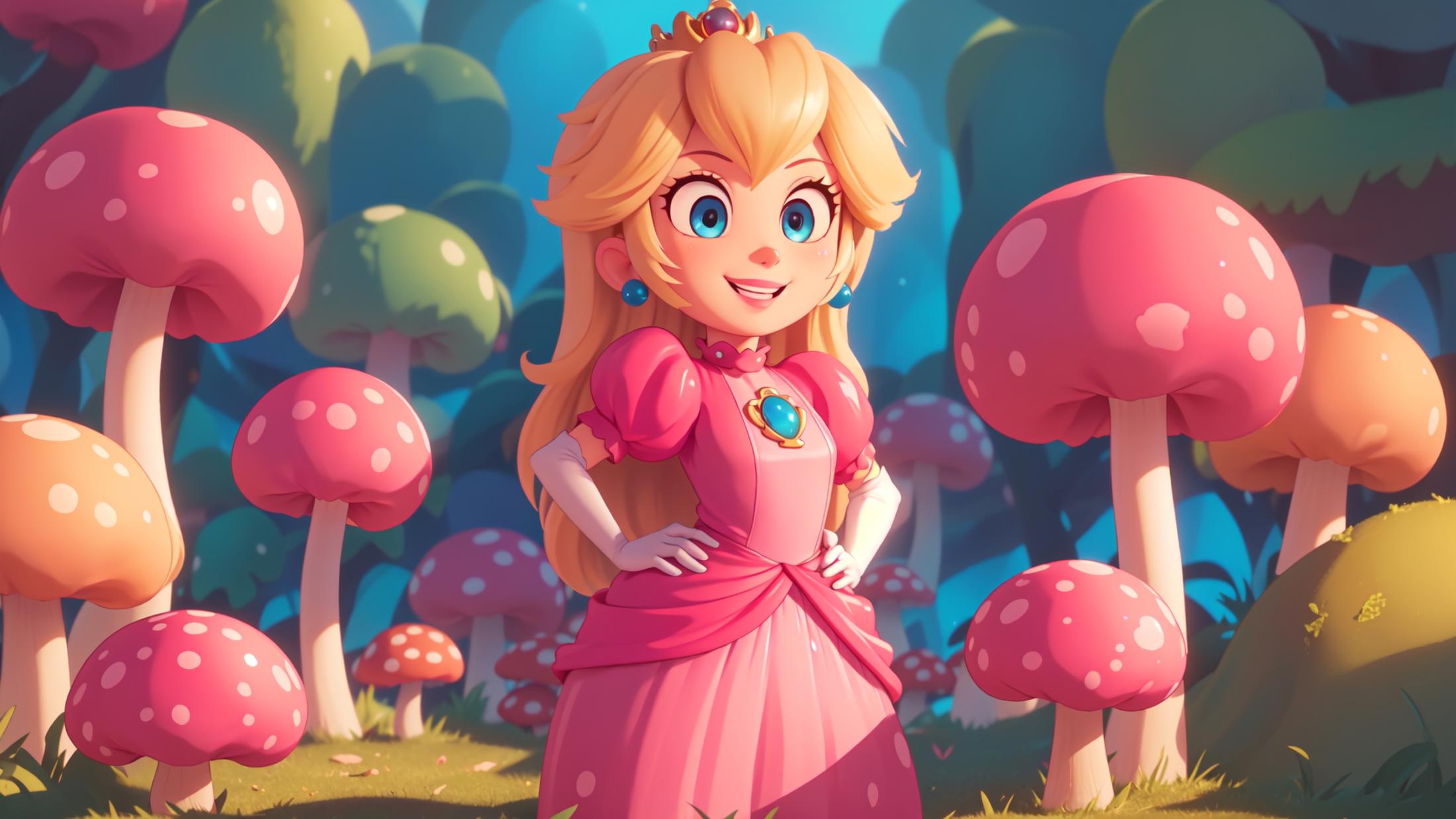 princess peach - The Super Mario Bros. Movie - movie like image by marusame