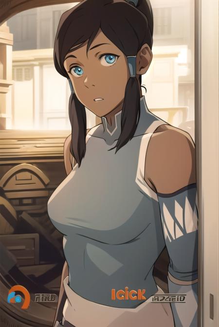 avatarkorra, <lora:korra-lora-nochekaiser:1>,
korra, long hair, black hair, ponytail, dark skin, dark-skinned female, topknot,
BREAK ,
BREAK looking at viewer,
BREAK outdoors,
BREAK <lora:GoodHands-vanilla:1>, (masterpiece:1.2), best quality, high resolution, unity 8k wallpaper, (illustration:0.8), (beautiful detailed eyes:1.6), extremely detailed face, perfect lighting, extremely detailed CG, (perfect hands, perfect anatomy),