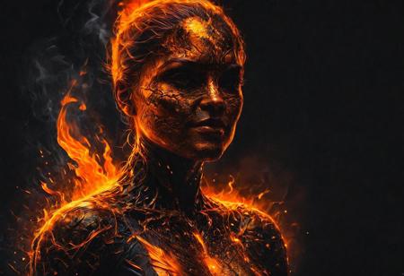Silhouette real, breathtaking detailed, masterpiece, lovely, charming, awe-inspiring, radiant, magnificent. (real female withvibrant orange glowing smoldering accent and shiny gold color scheme:1.02). glossy.
<lora:InkArtXL_1.2:0.4> <lora:FaeTastic:0.35> . award-winning, professional, highly detailed . extremely high-resolution details, photographic, realism pushed to extreme, fine texture, incredibly lifelike, high contrast, well defined, realistic skin, detailed skin.