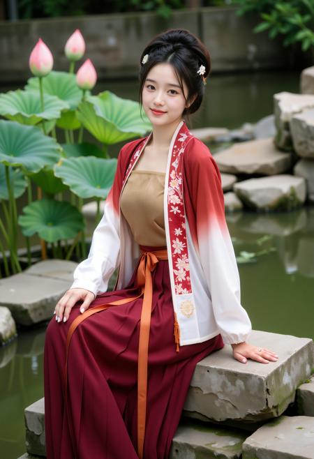 汉服合集 zyd232's Hanfu Collection [Female] [Flux.1] (Continuous Updating) 宋 | 窄袖短衫 百迭裙 | v1.0