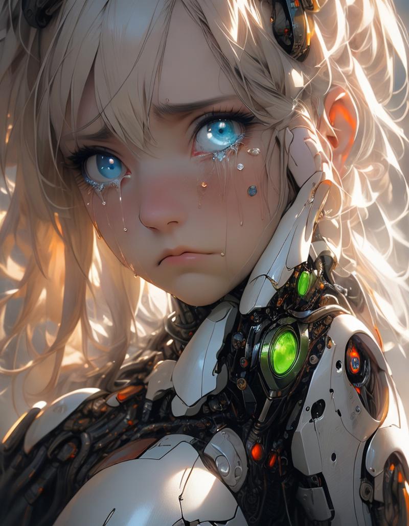绪儿-哭泣天使【脸模】Crying Angel [face model] image by XRYCJ