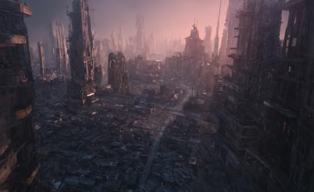 city,<lora:cwhyberponk:1>,cwhyberponk,science fiction,realistic,cyberpunk,fantasy,city,